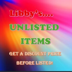 𝗟𝗜𝗕𝗕𝗬'𝗦 𝗨𝗡𝗟𝗜𝗦𝗧𝗘𝗗 𝗜𝗧𝗘𝗠'𝗦